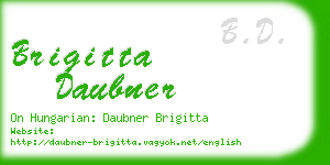 brigitta daubner business card